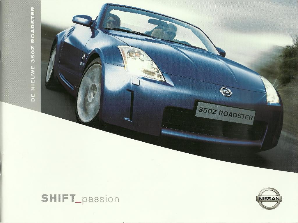 Nissan 350Z roadster folder, Ophalen of Verzenden, Zo goed als nieuw, Nissan