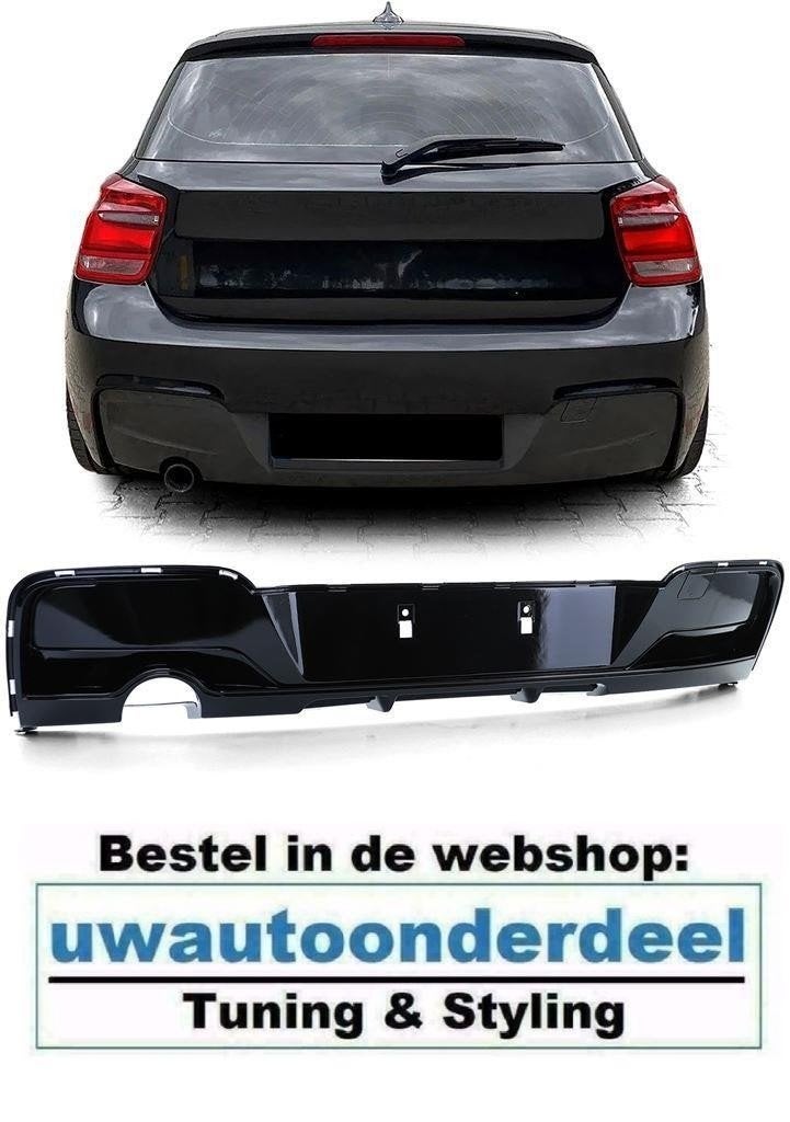 Diffuser Bmw 1 Serie F20 F21 Glans Zwart Enkele Uitlaat Link, Verzenden, Automotive Parts, A.parts@hotmail.nl, Trasmolenlaan 12 3447 GZ Woerden