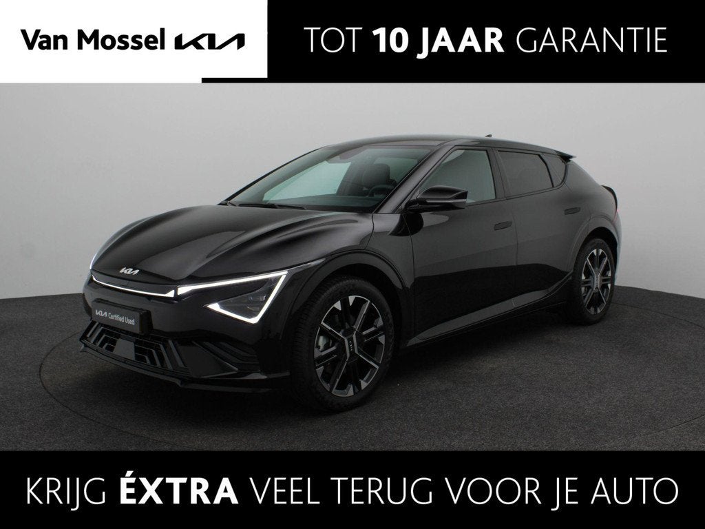 Kia EV6 GT-Line Business Edition 84 kWh | 20 inch | Memory S, Auto's, Kia, Achterwielaandrijving, Zwart, 1960 kg, Zwart