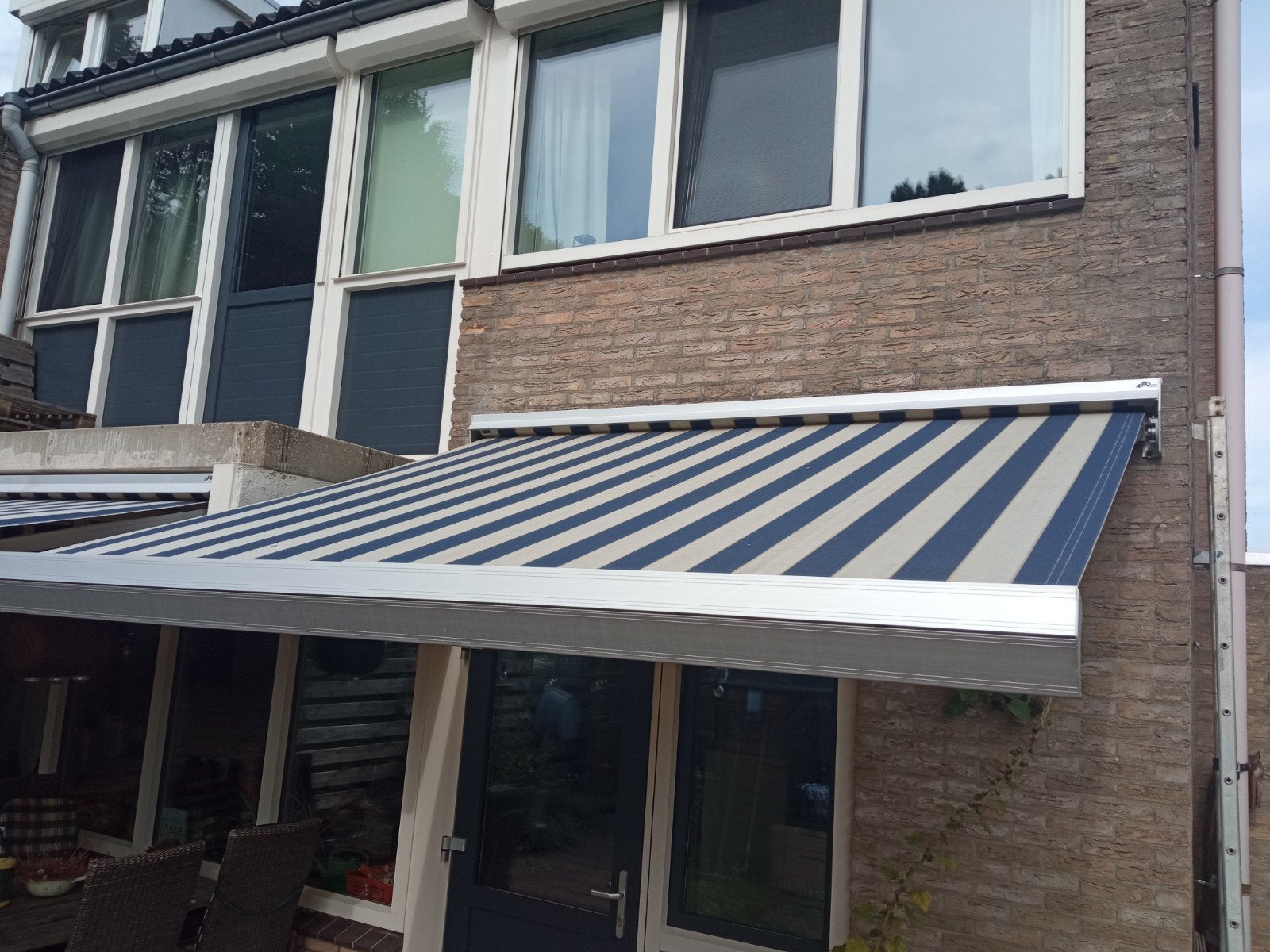 Zonneschermen, Tuin en Terras, 150 tot 300 cm, Ophalen, Gebruikt, Knikarmscherm