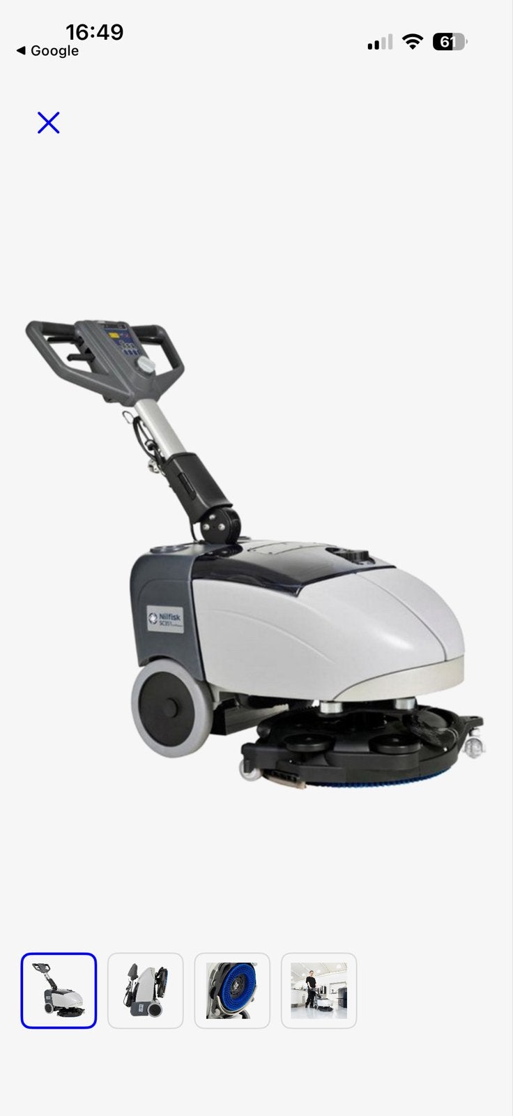Nilfisk SC 351 Compacte Schrobzuigmachine, Ophalen, Nieuw, Schrobmachine