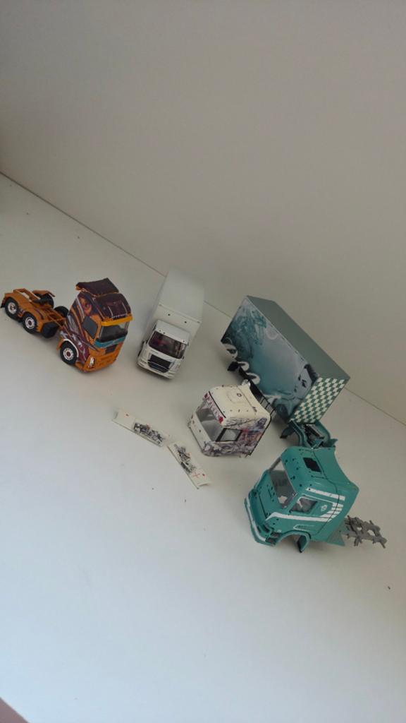 Tekno onderdelen 1:50, Hobby en Vrije tijd, Ophalen of Verzenden, Gebruikt, Bus of Vrachtwagen, Tekno