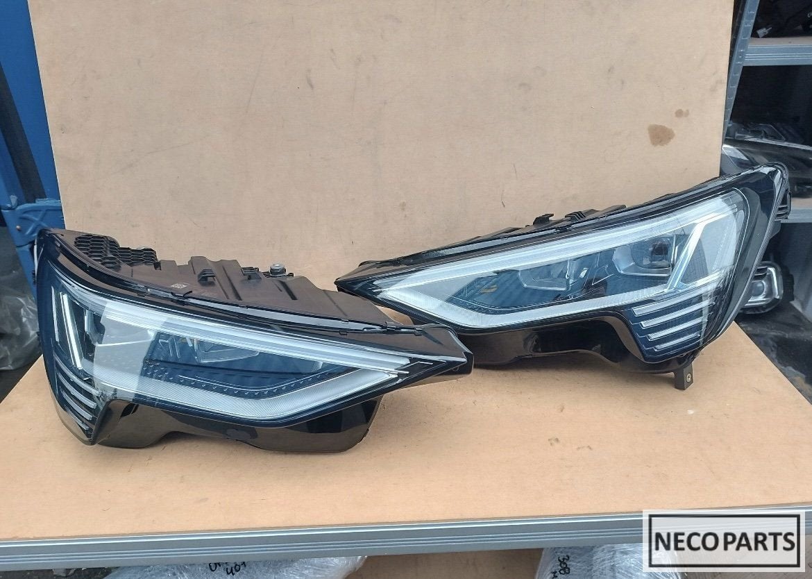 AUDI E-TRON 4KE FULL LED KOPLAMP LEVERBAAR!!, Gebruikt, -, -, -