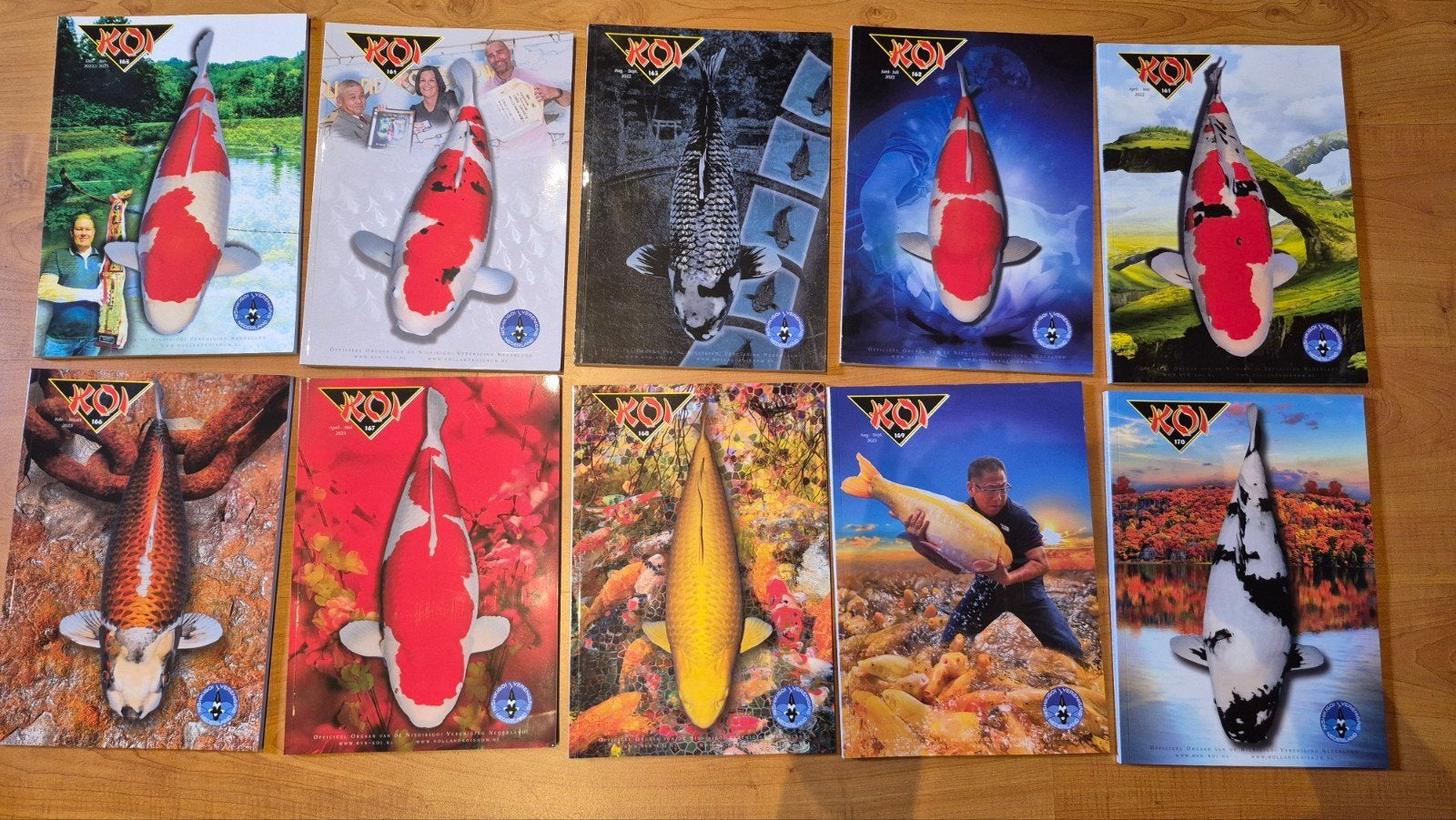 10 Koi boeken (nrs. 161-170) - ZGAN - Must-have!, Boeken, Dieren en Huisdieren, Ophalen of Verzenden, Zo goed als nieuw, Vissen