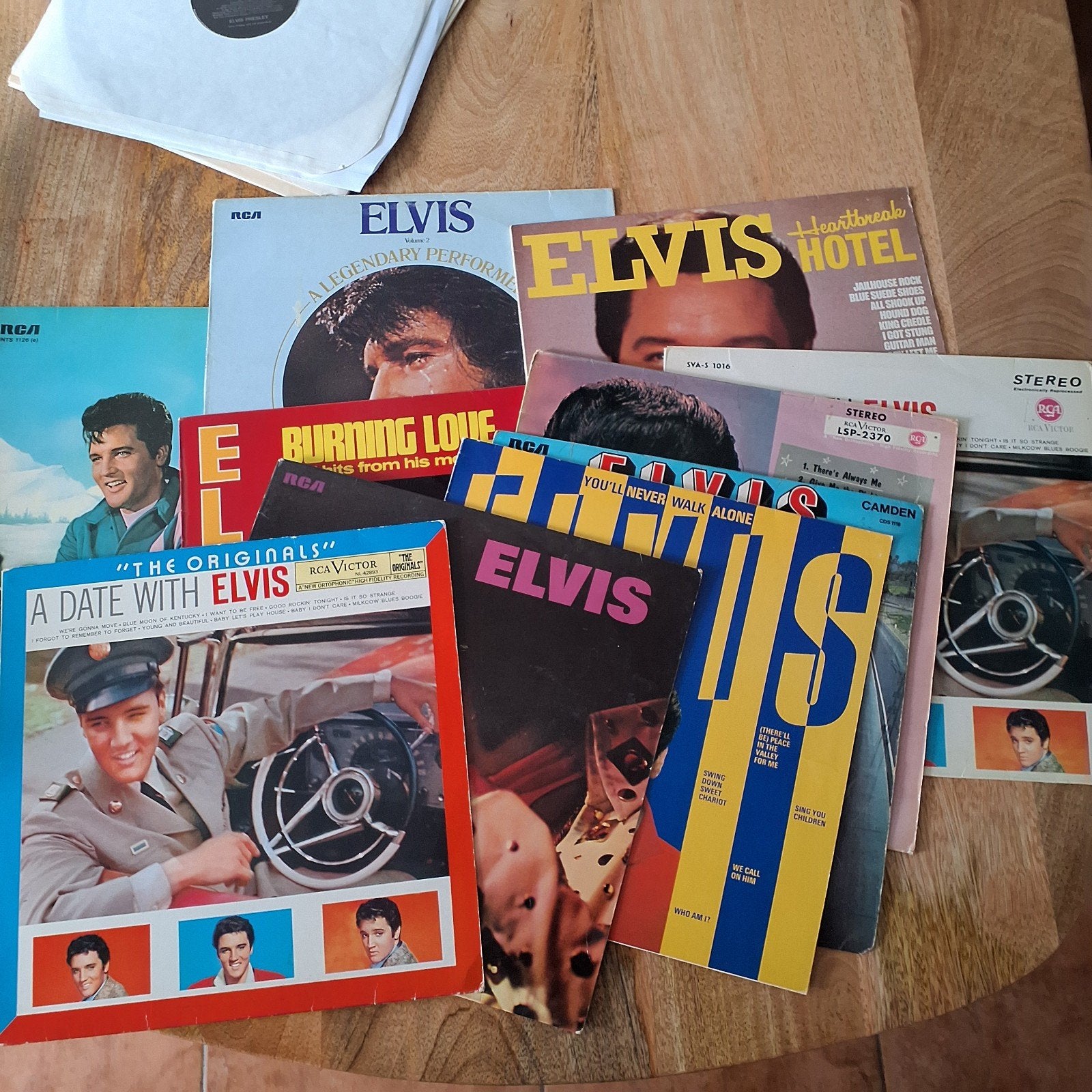 Elvis Presley (lege hoezen), Ophalen of Verzenden, LP