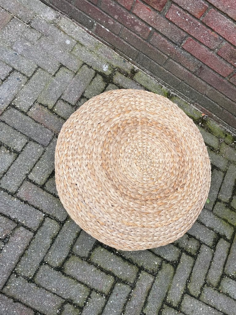 IKEA Rotan riet poef GRATIS OPHALEN, Ophalen, Gebruikt, Riet of Rotan, IKEA
