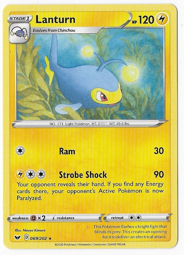 Sword & Shield,  Lanturn [rare] 69/202, Verzenden, Nieuw, Losse kaart