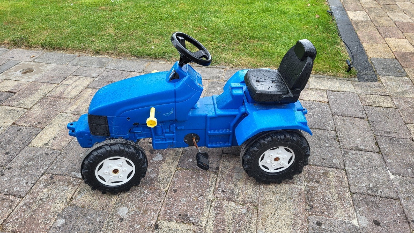 Blauwe traptractor voor kinderen, Kinderen en Baby's, Ophalen, Gebruikt, Trapvoertuig