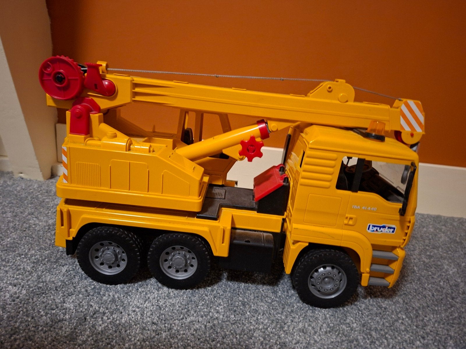 Bruder MAN tele-crane tc 4500, Ophalen of Verzenden, Gebruikt
