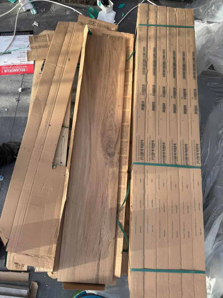 Tegels Keramisch parket, Ophalen of Verzenden, Zo goed als nieuw, 250 cm of meer, Palen