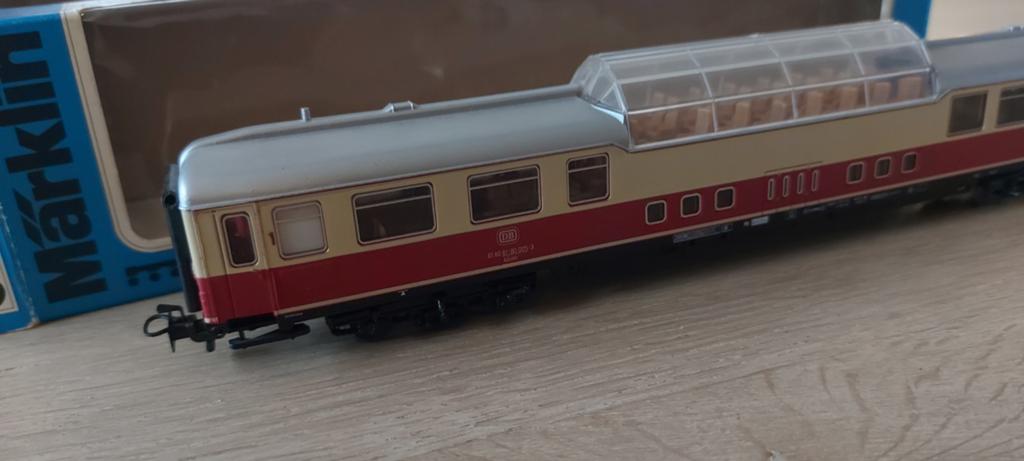 Märklin DB TEE panoramarijtuig artnr 4099 in ovp, Wisselstroom, Wagon, Ophalen of Verzenden, Zo goed als nieuw