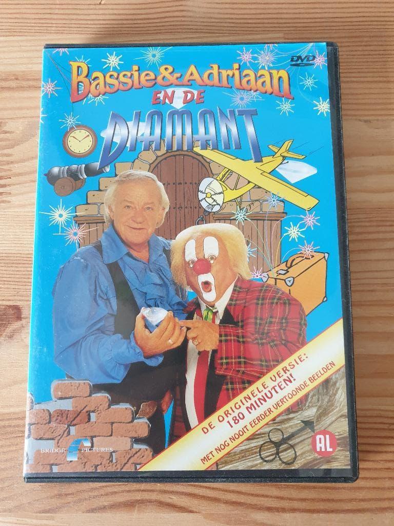 DVD - Bassie en Adriaan en de Diamant, Alle leeftijden, Ophalen of Verzenden, Gebruikt