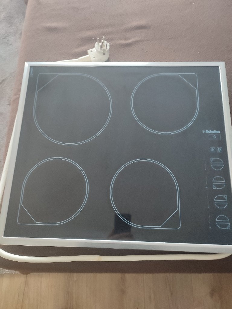 Kookplat, Witgoed en Apparatuur, Ophalen, Gebruikt, 4 kookzones, Vrijstaand