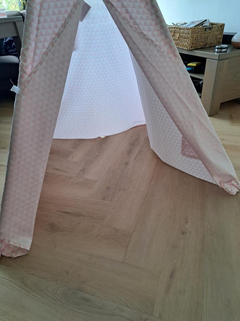 Atmosphera Tipi speeltent roze - 120x120x160 cm, Ophalen of Verzenden, Zo goed als nieuw