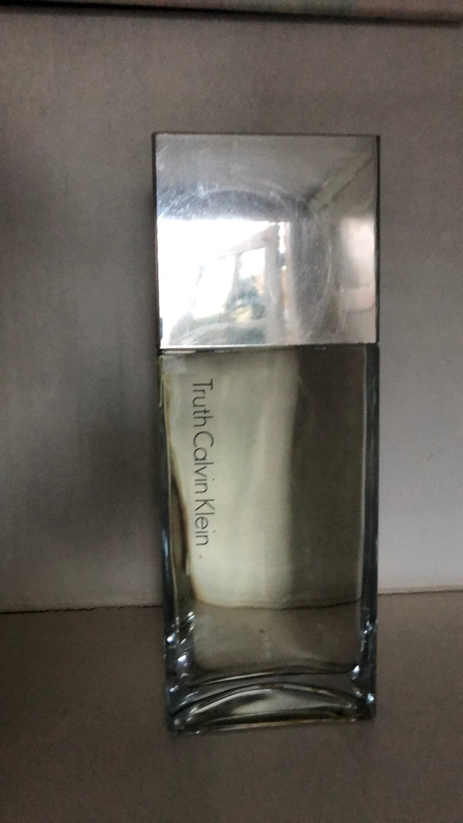 Giant” Calvin Klein “glazen etalagefles “TRUTH “, Ophalen of Verzenden