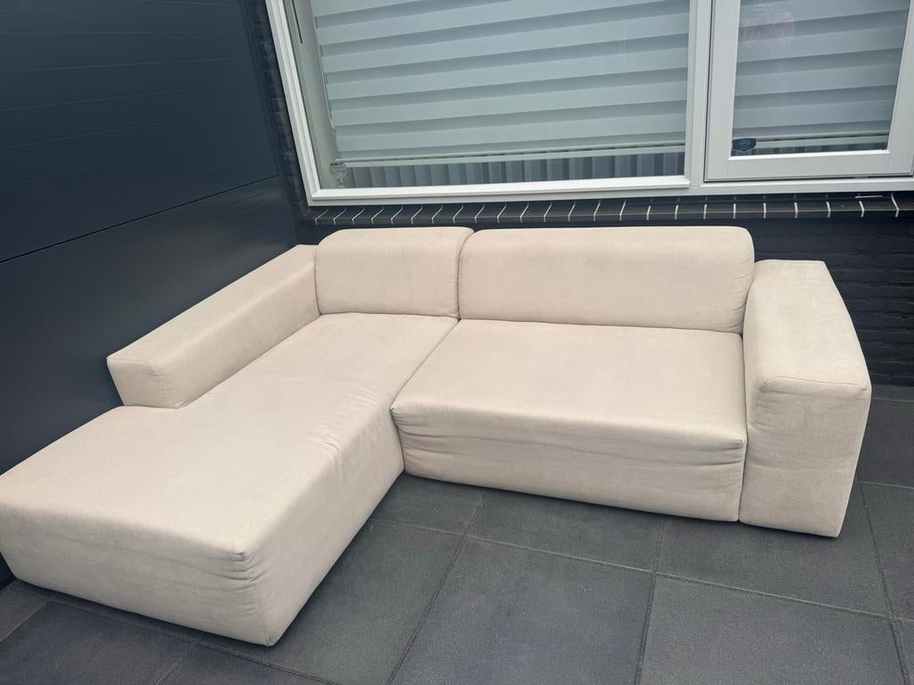 Comfortabele hoekbank - mag weg voor 100€, 250 tot 300 cm, Gebruikt, 100 tot 125 cm, Hoekbank