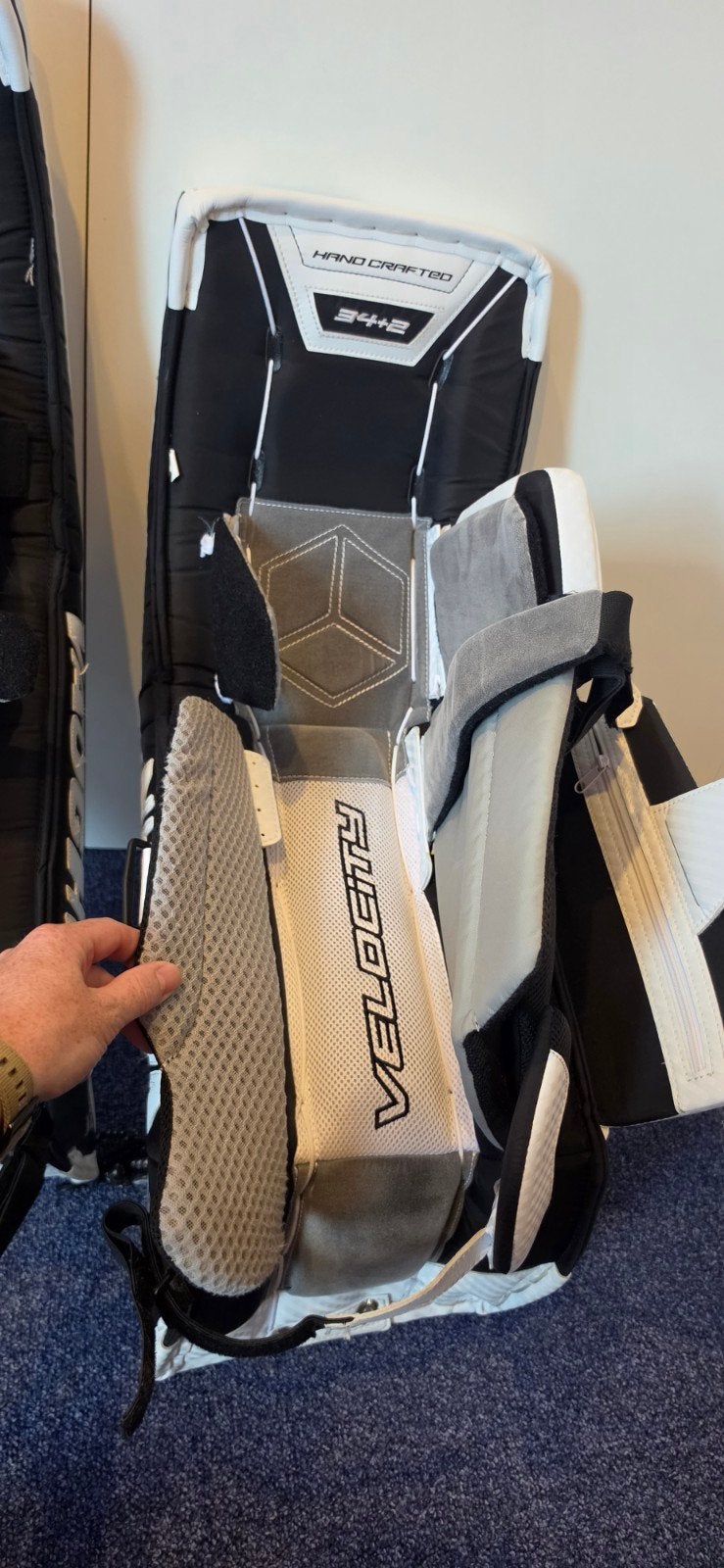 Vaughn Pro keepers set (excl. helm) - let op!! Full Right, Sport en Fitness, Verzenden, Zo goed als nieuw, Bescherming