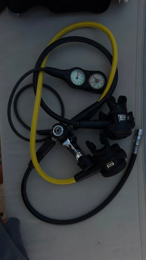 Scubapro octopus, regulator en BCD, Watersport en Boten, Duiken, Ophalen of Verzenden, Zo goed als nieuw, Trimvest of Wing