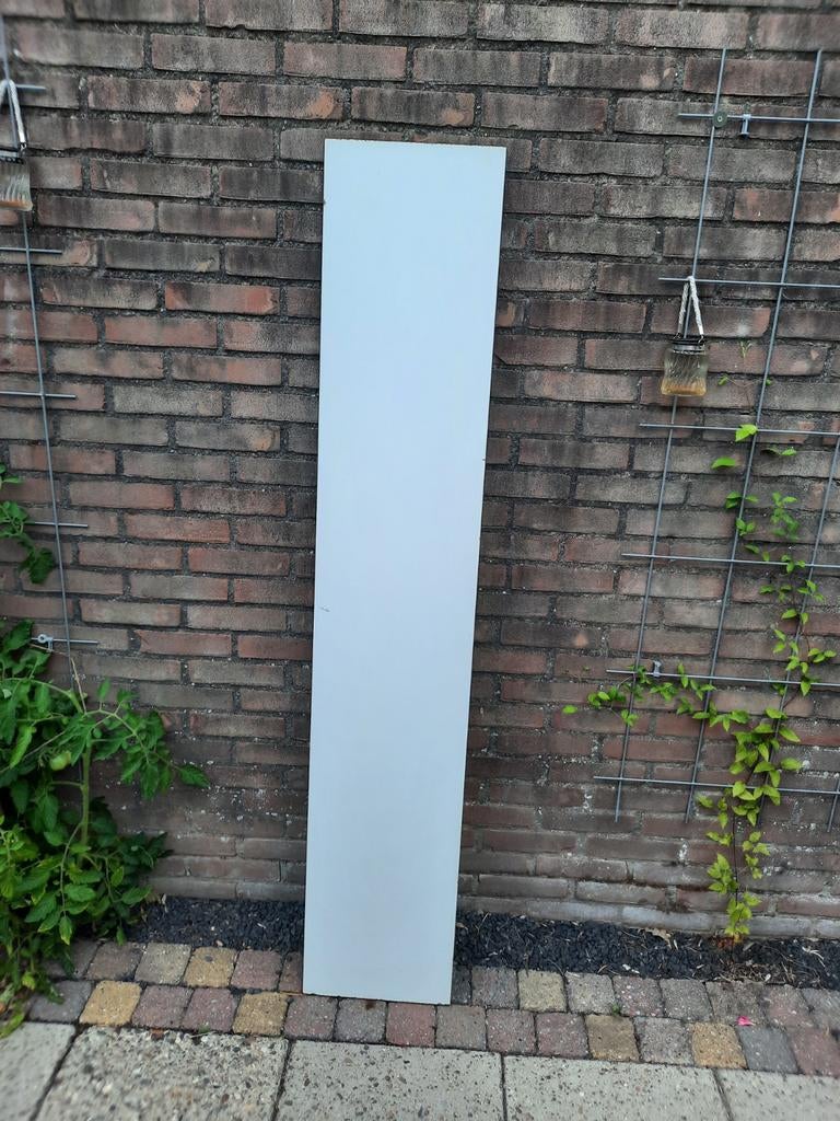 Witte plank boekenplank 160 x 30 cm , 2 cm dik, Huis en Inrichting, Woonaccessoires | Wandplanken en Boekenplanken, Ophalen, Gebruikt