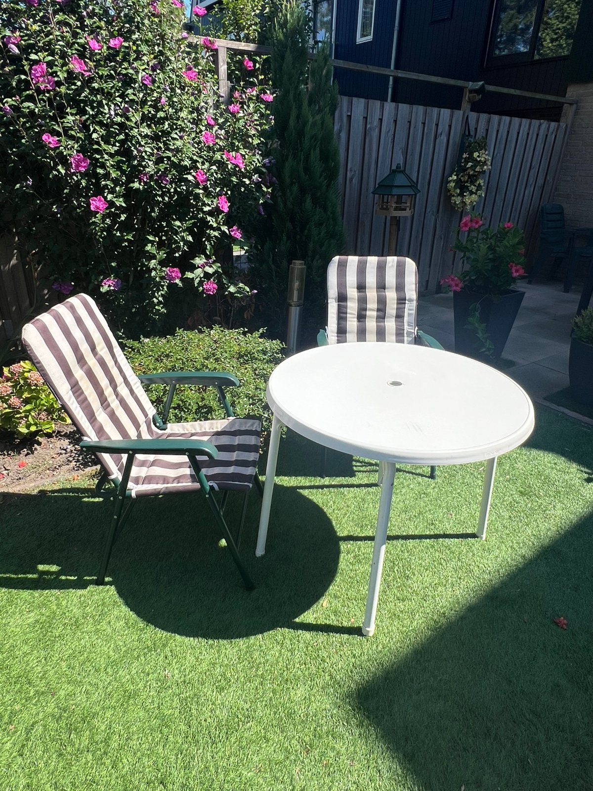 Tafel met twee stoelen, Ophalen of Verzenden, Gebruikt