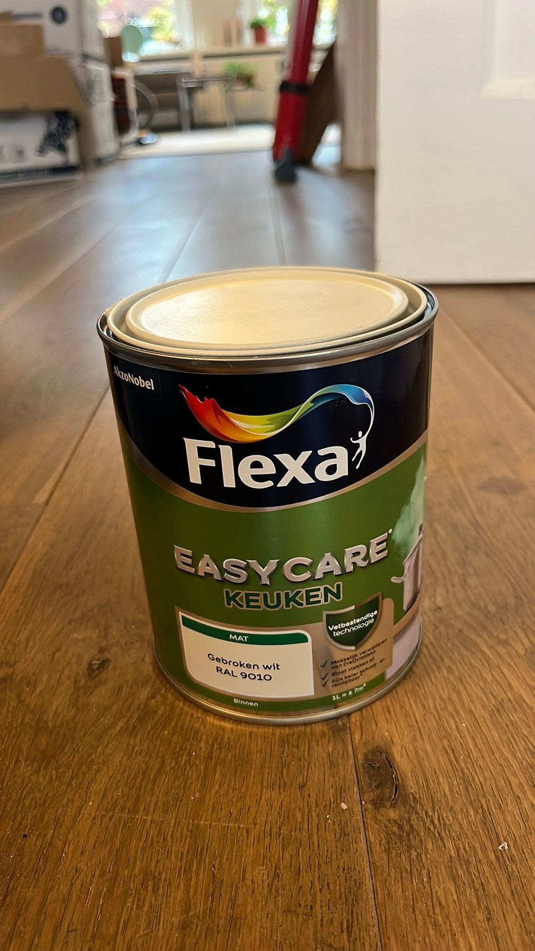 Flexa easycare keuken RAL9010, 0.5L, Ophalen, Gebruikt, Wit