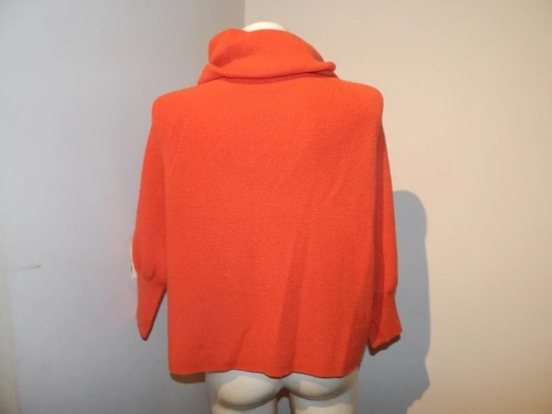 Karen Millen gebreide zachte trui grote kol baggy look M, Maat 38/40 (M), Karen Millen, Verzenden, Oranje
