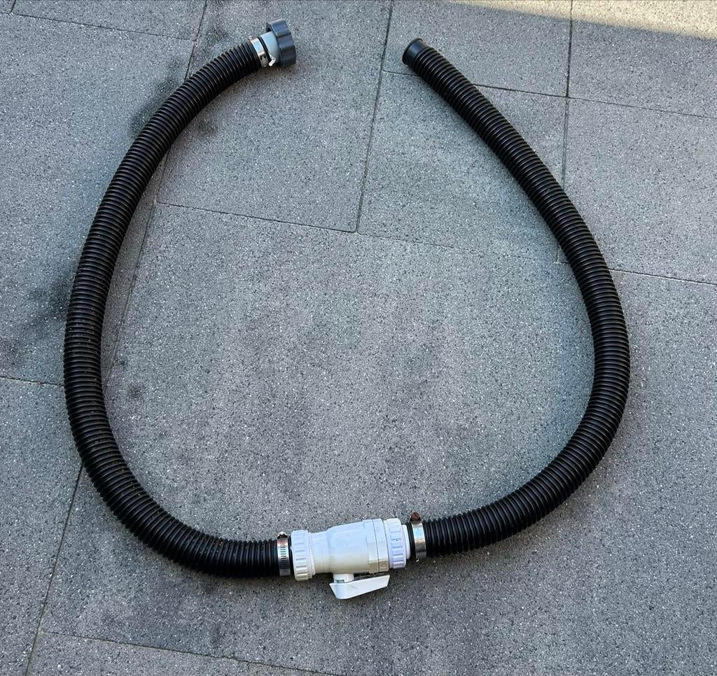 Zwembadslang met afsluiter - Zwart, Tuin en Terras, Zwembad-toebehoren, Ophalen, Gebruikt, Overige typen