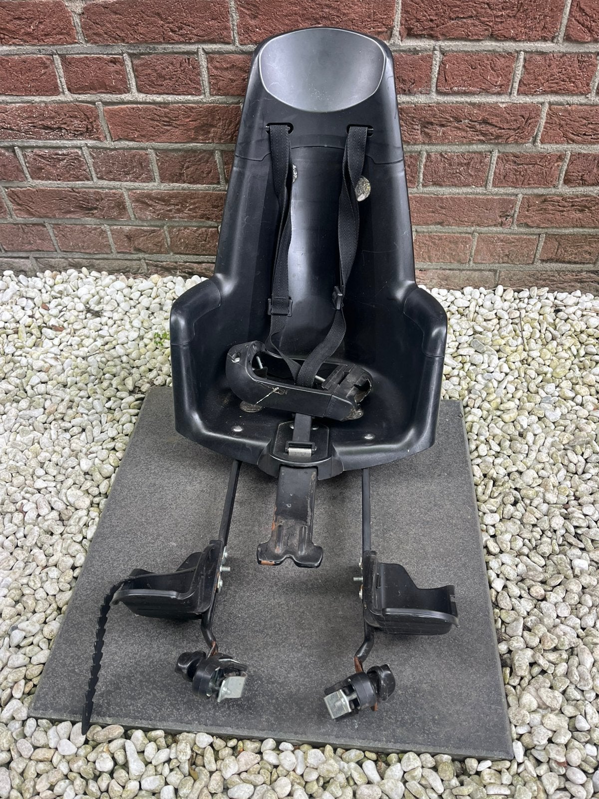 Fietszitje BoBike zwart, Ophalen, Achterzitje, 9 t/m 18 kg, Gebruikt
