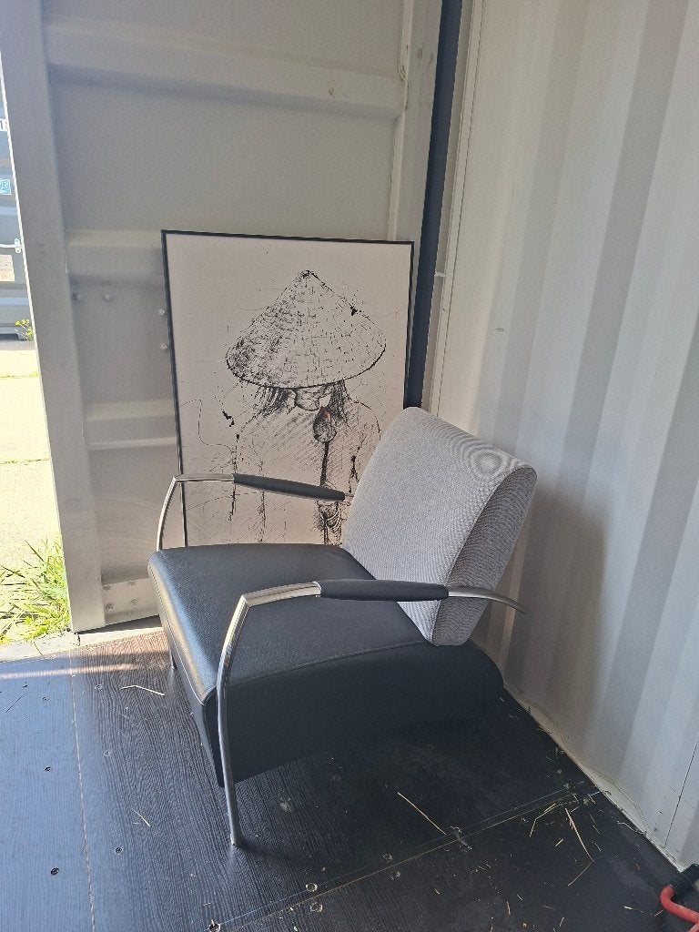 moderne fauteuil, Huis en Inrichting, Ophalen, 75 tot 100 cm, Zo goed als nieuw, Modern