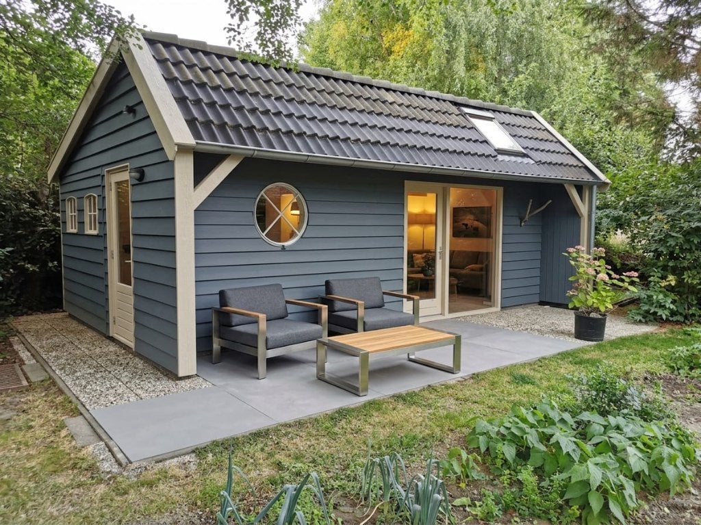 Tuinhuis/gastenverblijf/tuinkantoor/atelier/tiny house, Doe-het-zelf en Verbouw, Ophalen, Gebruikt