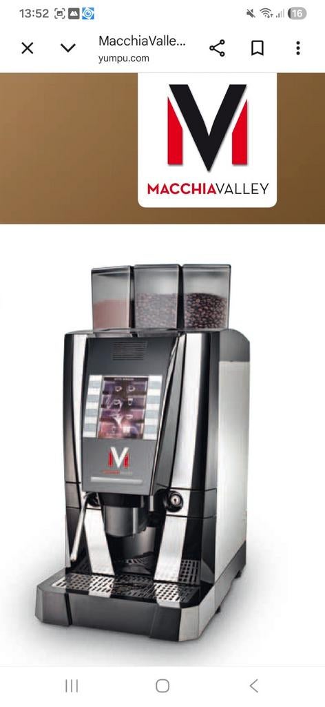 Macchiavalley Zion 2M/1P, Witgoed en Apparatuur, Koffiezetapparaten, Ophalen