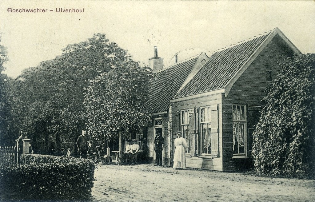 ansichtkaart Ulvenhout, Ophalen of Verzenden, Voor 1920, Gelopen, Noord-Brabant