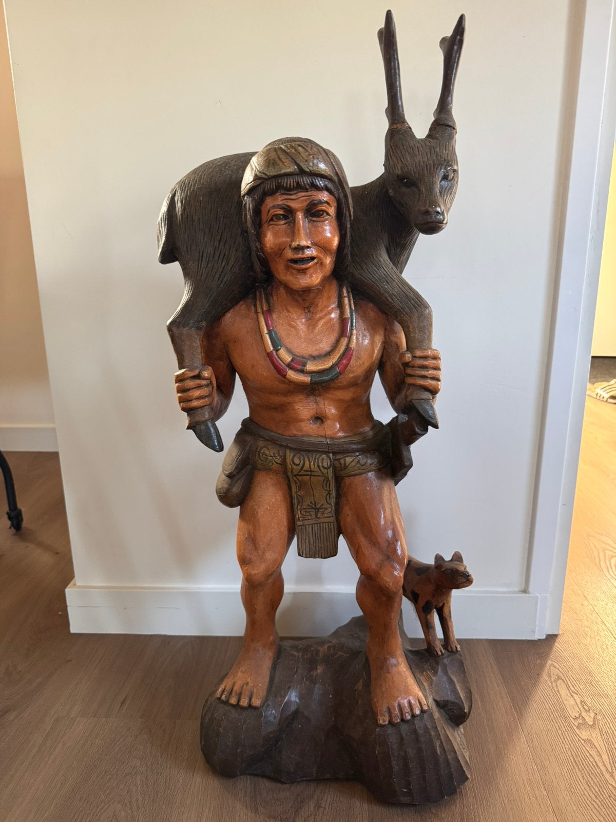 Filipijnse Igorot Jager met Hert, Ophalen