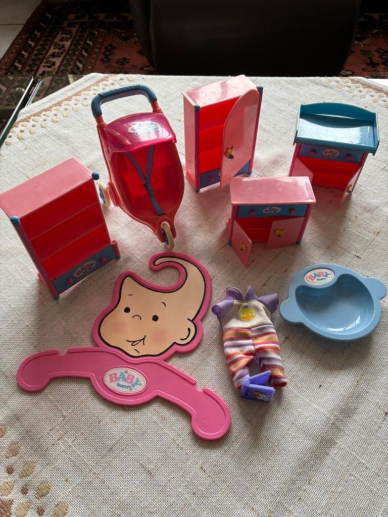 Baby Born e.a. Miniworld speelset met accessoires, Ophalen, Gebruikt, Meisje