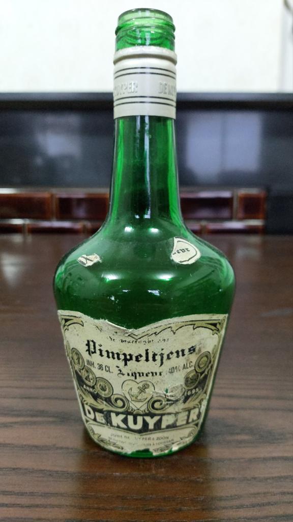 Pimpeltjens de Kuyper likeur inh 36cl. 40% alc. Leeg, Antiek en Kunst, Ophalen of Verzenden