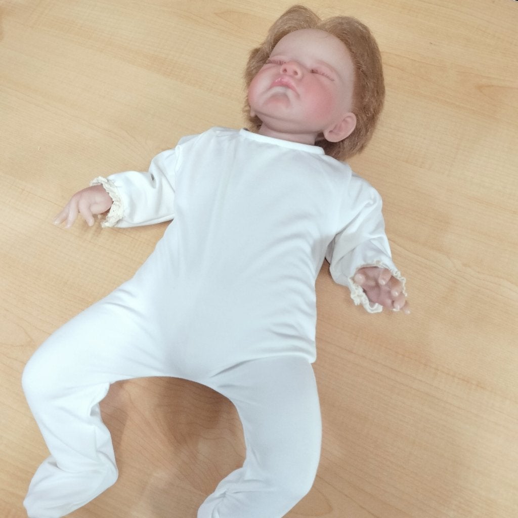 Reborn baby pop, Ophalen of Verzenden, Zo goed als nieuw, Babypop, Levensecht of Reborn