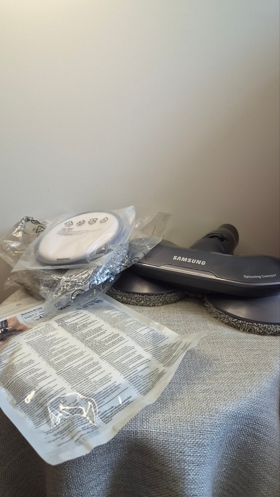 Samsung Spinning Sweeper Dweilborstel voor Jet Stofzuiger, Witgoed en Apparatuur, Nieuw, Ophalen of Verzenden, Vloerreiniger, Geschikt voor harde vloeren