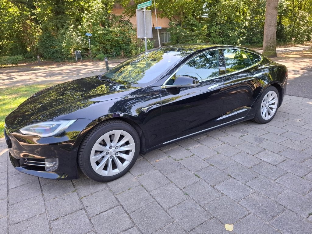 Tesla Model S 100D Long Range, zeer compleet 2018, Auto's, Automaat, 110 €/maand, Model S, Zwart