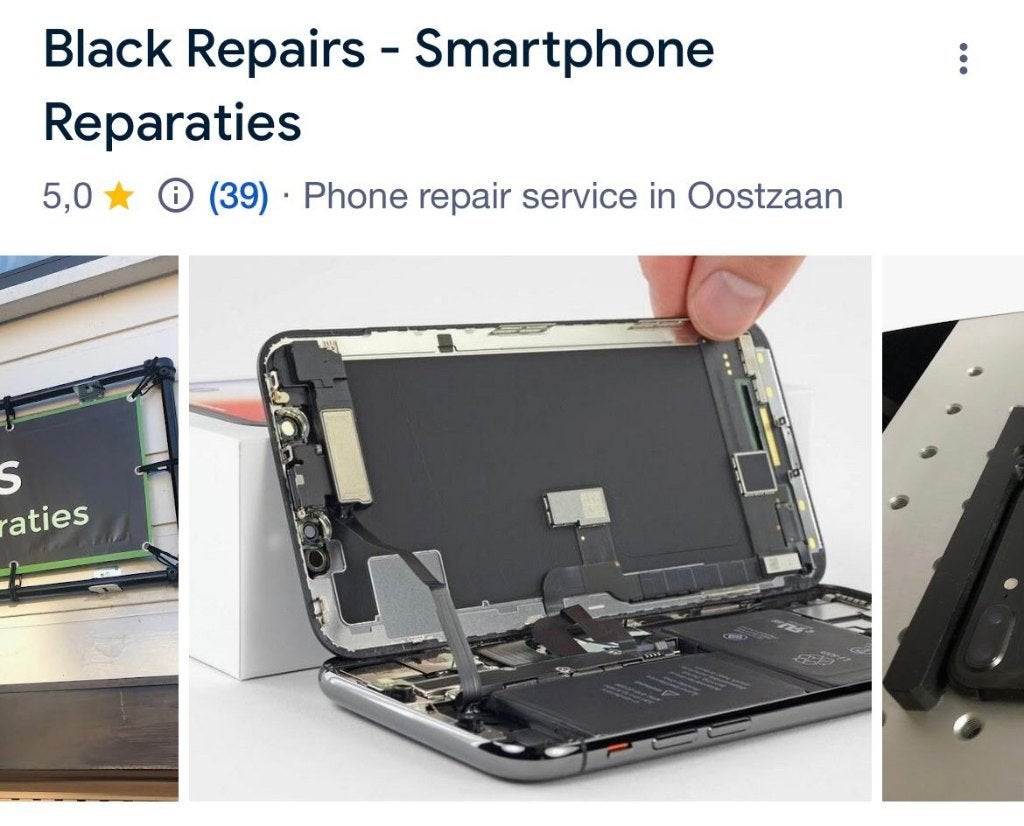 iPhone & Samsung Reparaties in Oostzaan: Black Repairs, Ophalen of Verzenden, Nieuw, Overige typen