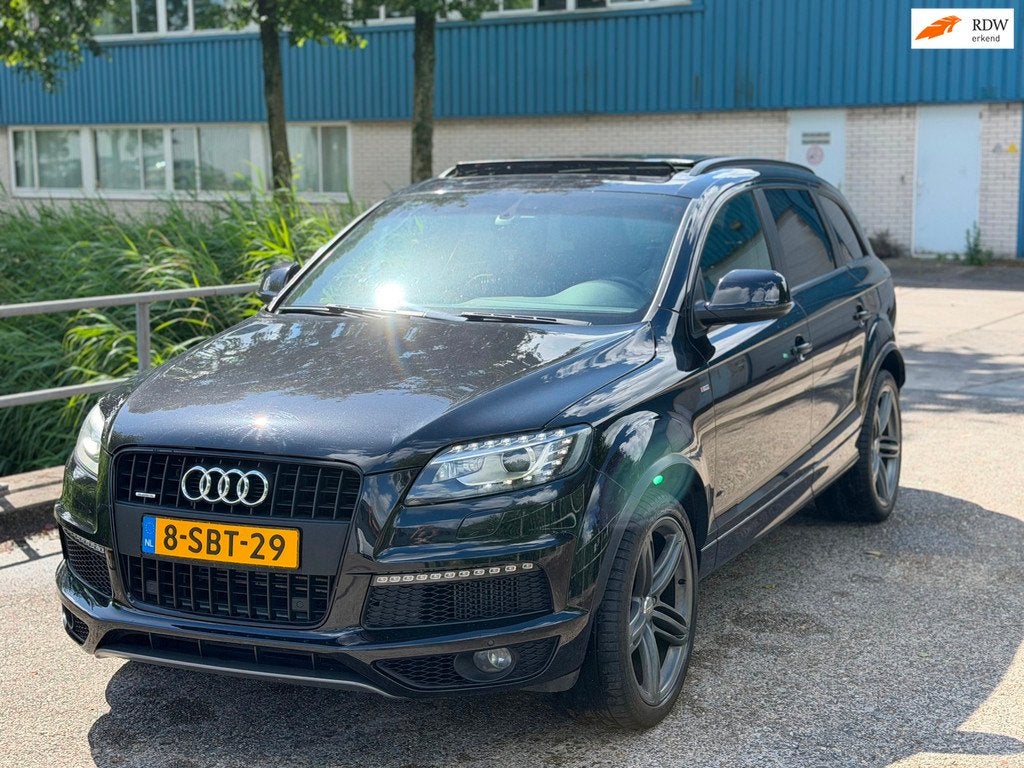 Audi Q7 3.0 TDI quattro Pro Line S 5+2!Pano!Memory!Camera!BO, Automaat, Euro 5, 7 stoelen, Zwart