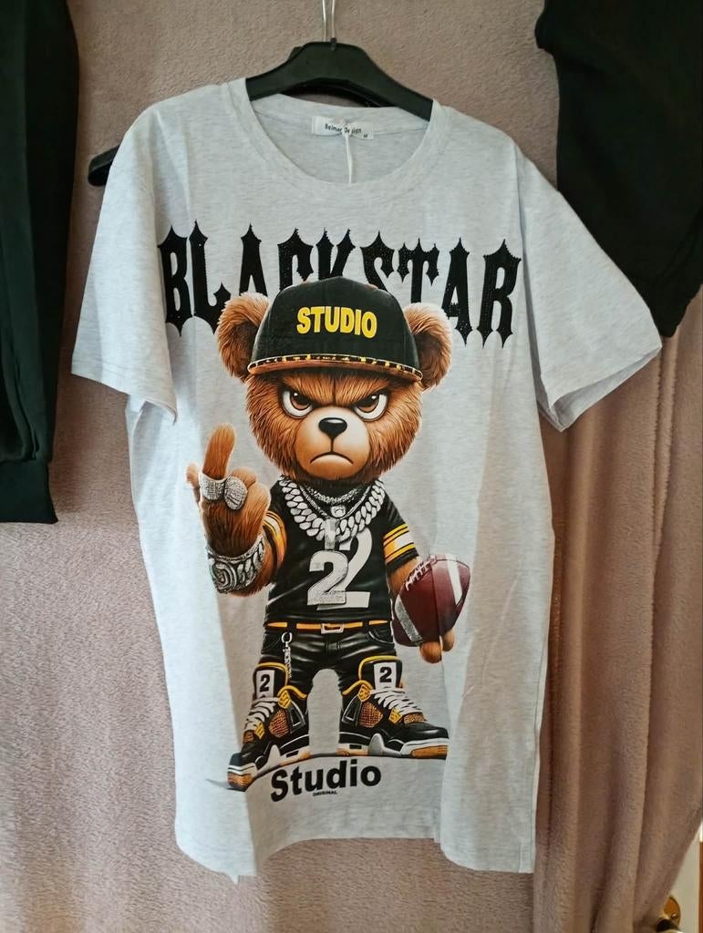 Stijlvol wit T-shirt met een opvallende print, Ophalen of Verzenden, Nieuw, Maat 46 (S) of kleiner, Wit