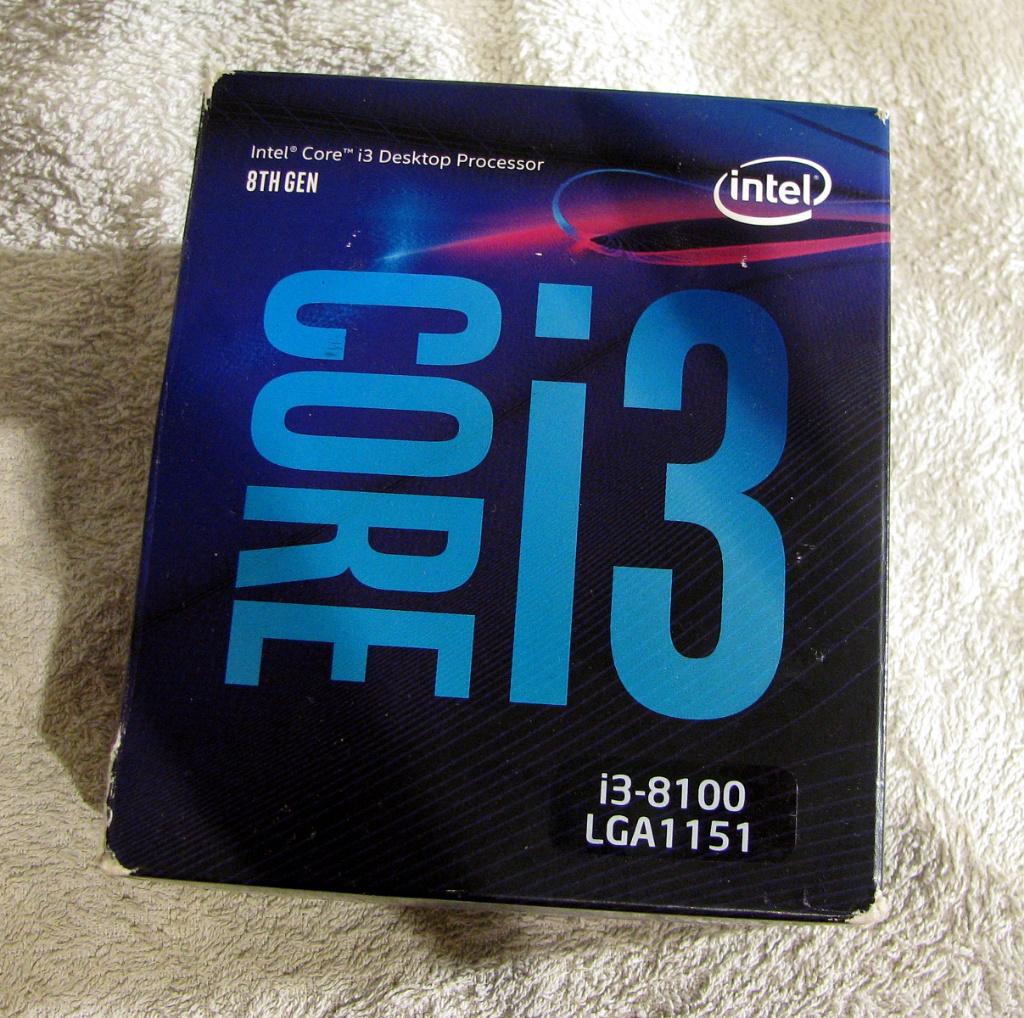 Intel Core i3-8100 boxed ongebruikt, Computers en Software, Processors, Ophalen, Nieuw, 4-core, 3 tot 4 Ghz