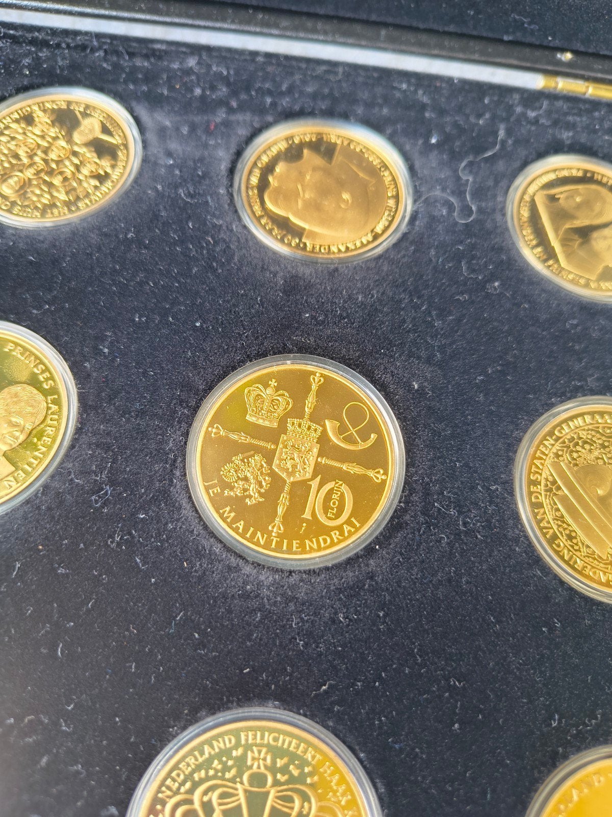 Nederlandse munten Oa gouden Florijnen Teab Af te halen, Ophalen, Koningin Beatrix, 10 gulden, Goud