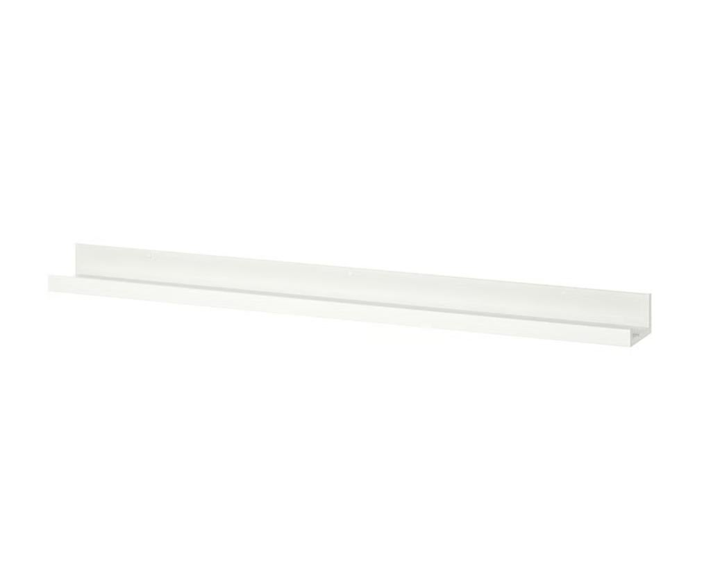 IKEA RIBBA Fotolijst Plank 115 cm Wit, Huis en Inrichting, Ophalen, Zo goed als nieuw