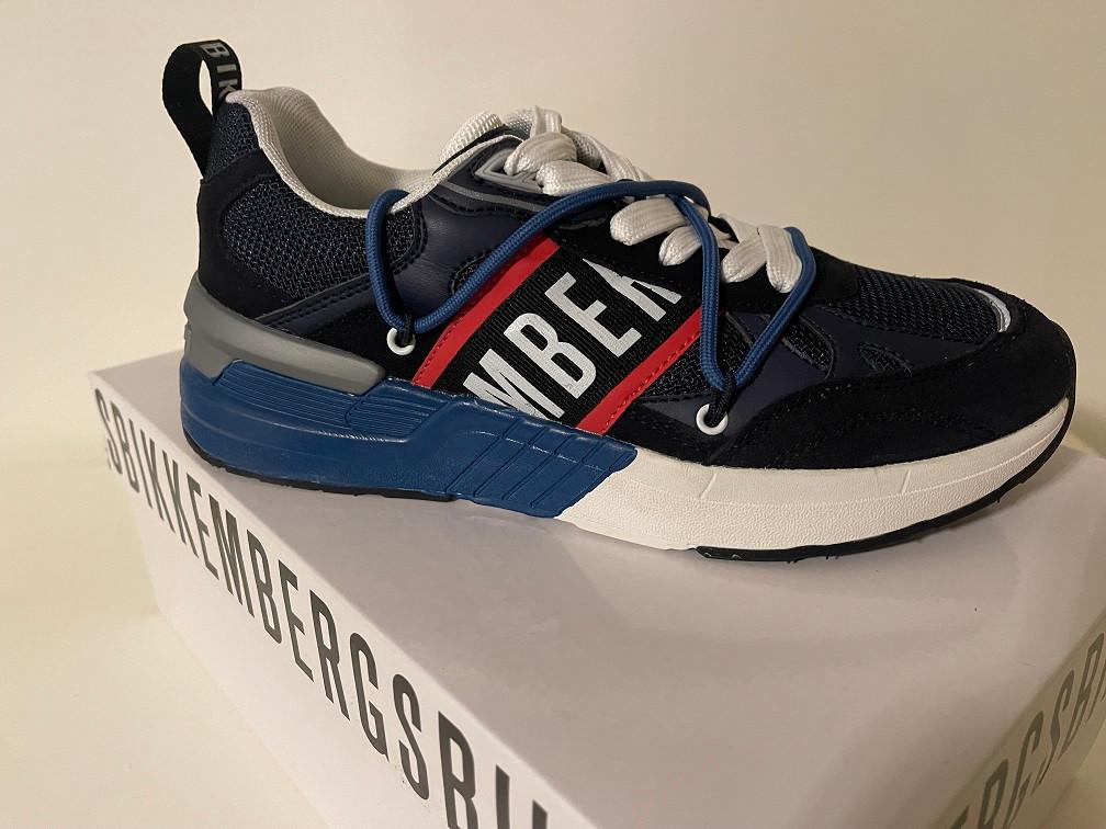 Nieuwe Bikkembergs blauw zwarte sneakers maat 40, Bikkembergs, Blauw, Nieuw, Ophalen of Verzenden