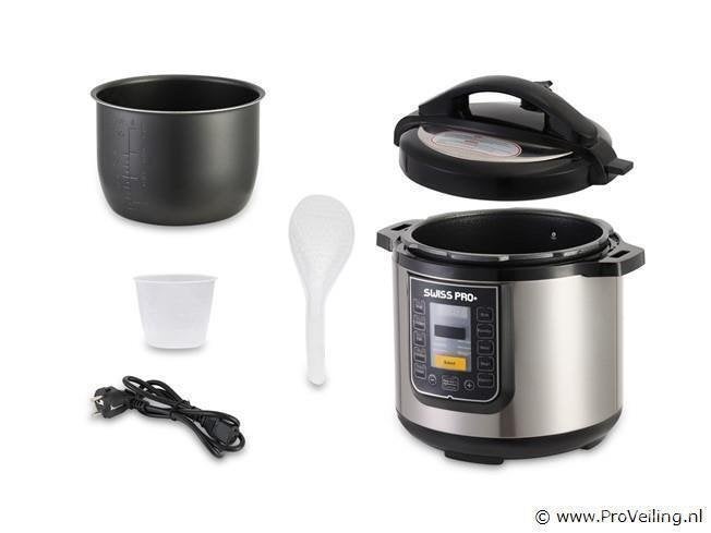 Online Veiling: SwissPro SP-PC.5LE elektrische snelkookpan, Nieuw