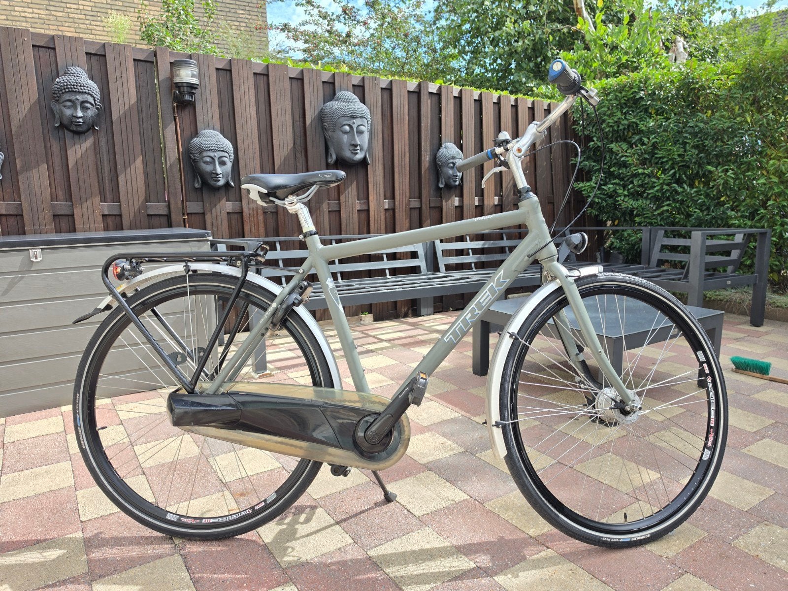 Trek aluminium herenfiets, Gebruikt, Versnellingen, Trommelrem, Ophalen