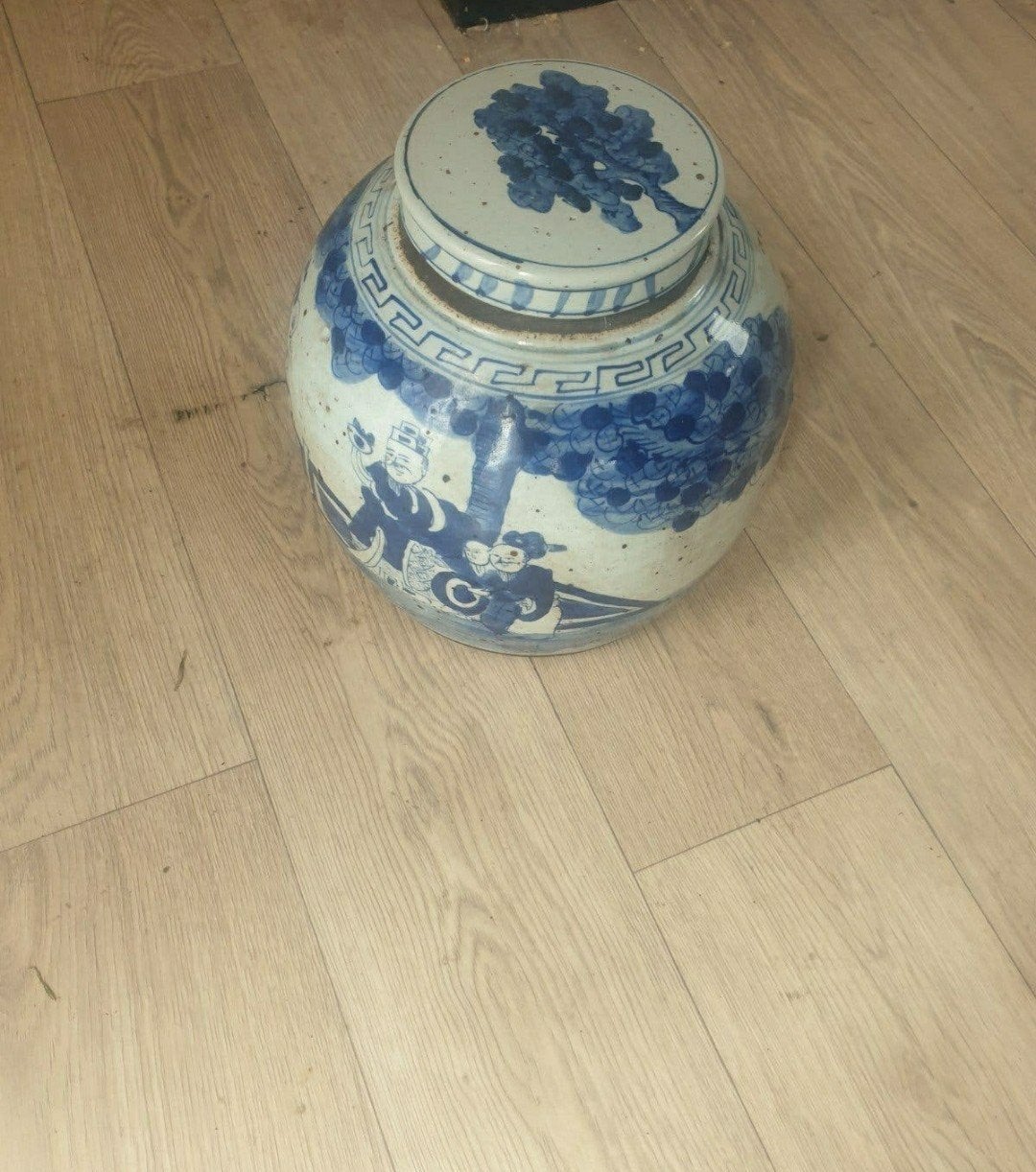 Prachtig antiek chinees gemberpot, Ophalen of Verzenden