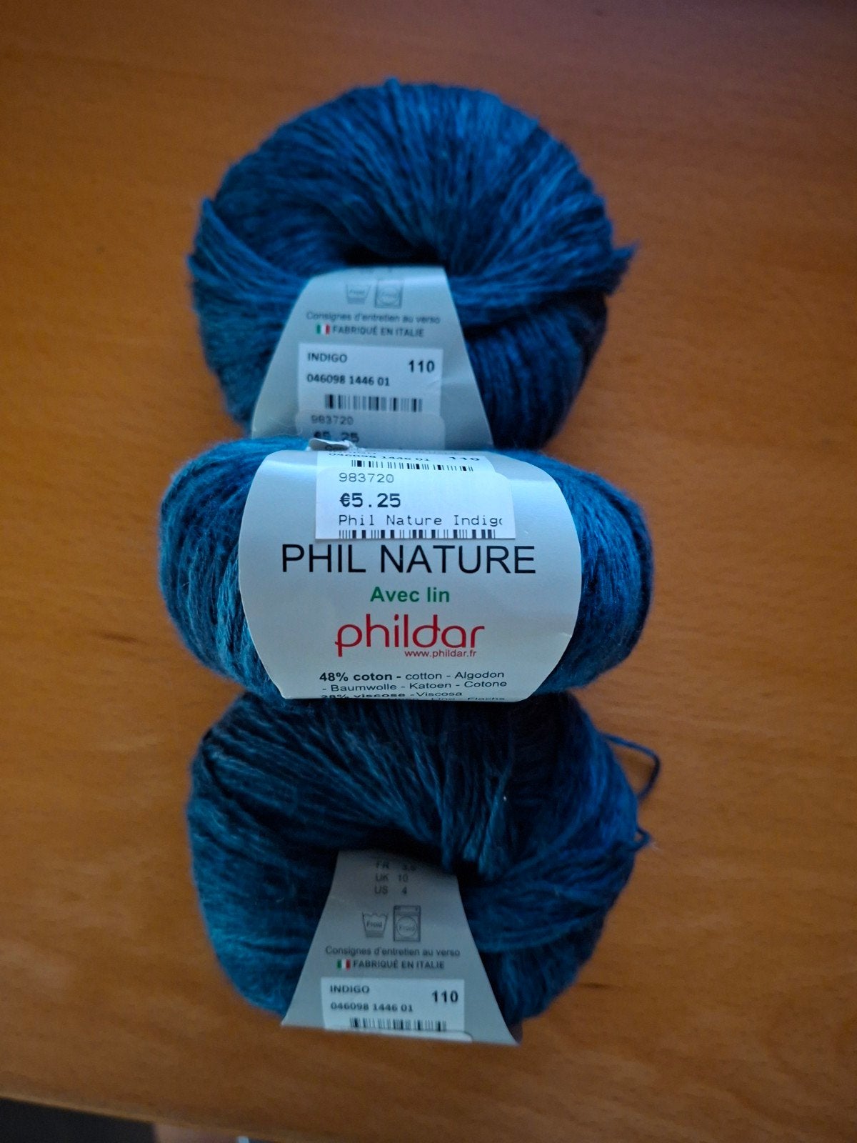 Phildar Phil nature 3x50 gr, Phildar, Nieuw, Ophalen of Verzenden, Breien