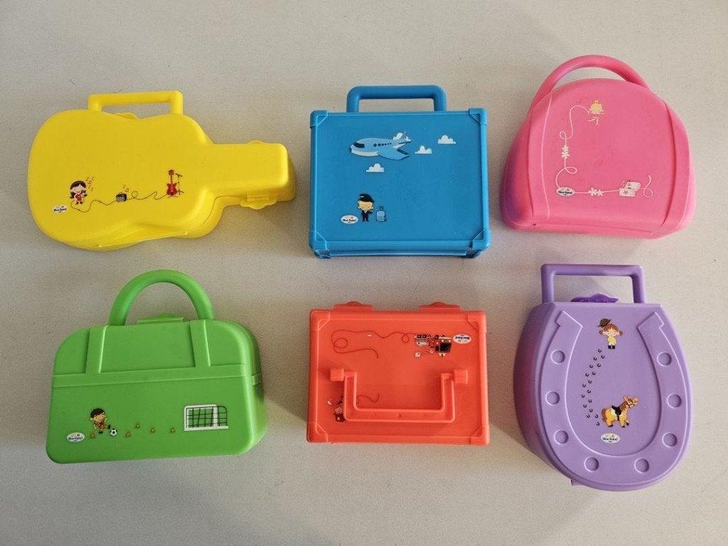Diverse Blue Band broodtrommels met een beroepenthema, Huis en Inrichting, Kunststof, Nieuw, Ophalen of Verzenden, Overige merken
